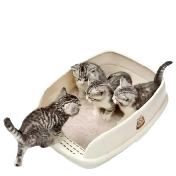 Catidea Litter Box Bread Bin Small Cream